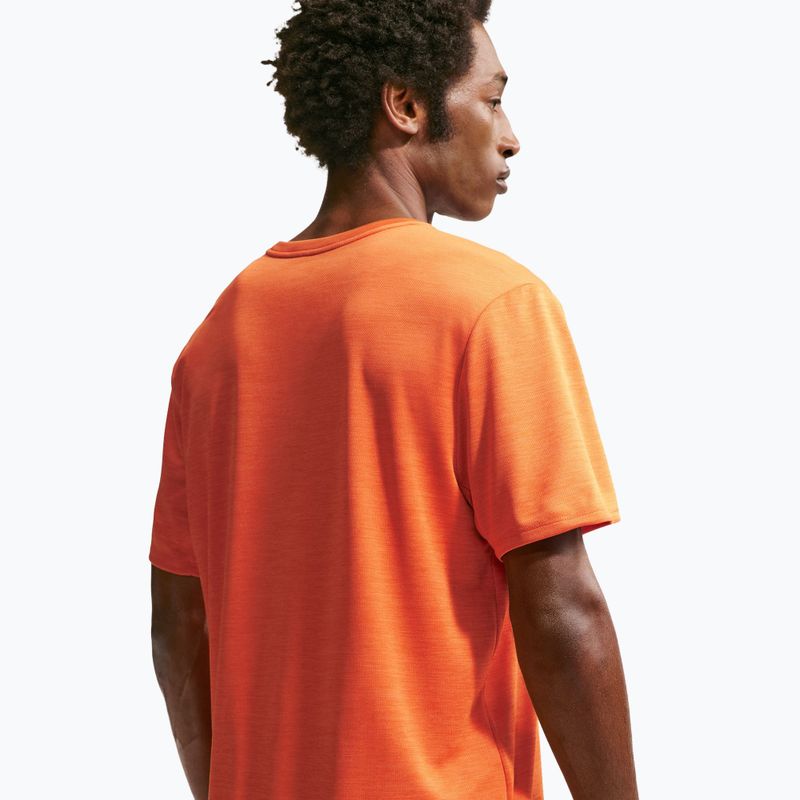 Tricou de alergare pentru bărbați Nike Miler Dri-Fit UV safety orange 5