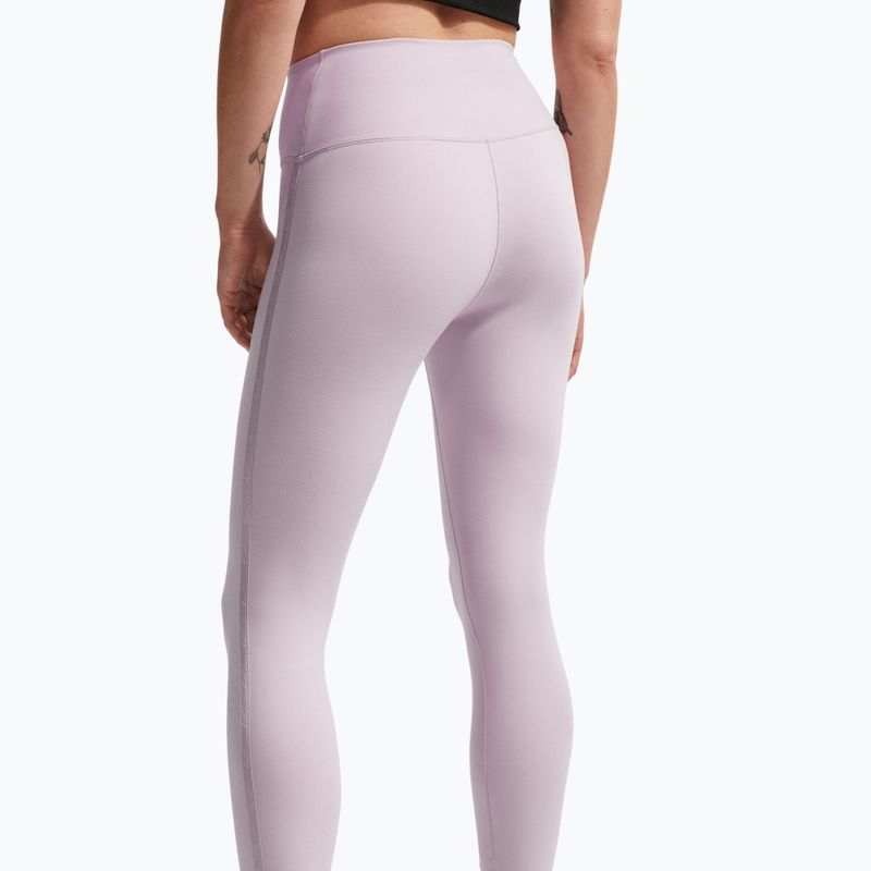 Colanți pentru femei Nike One High-Waisted Seamless platinum violet 5