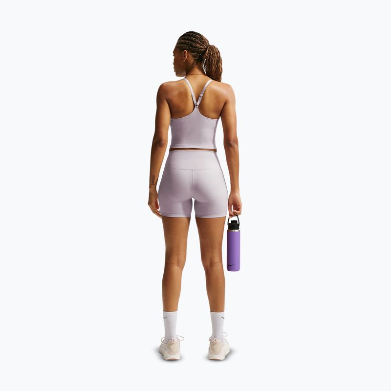 Pantaloni scurți pentru femei Nike One Biker 5" platinum violet 3