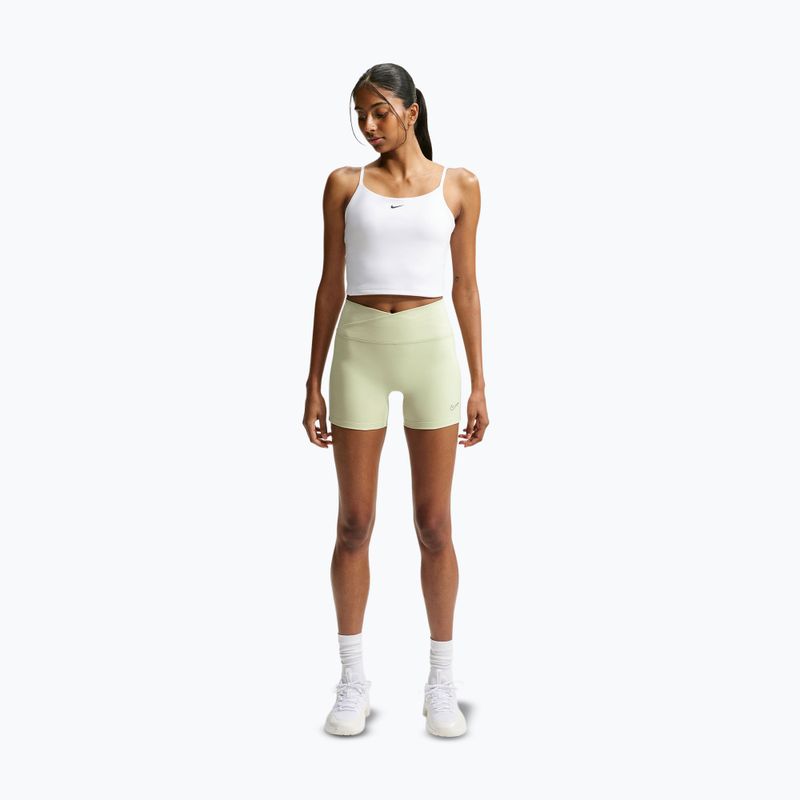 Pantaloni scurți pentru femei Nike One Biker 5" olive aura 3