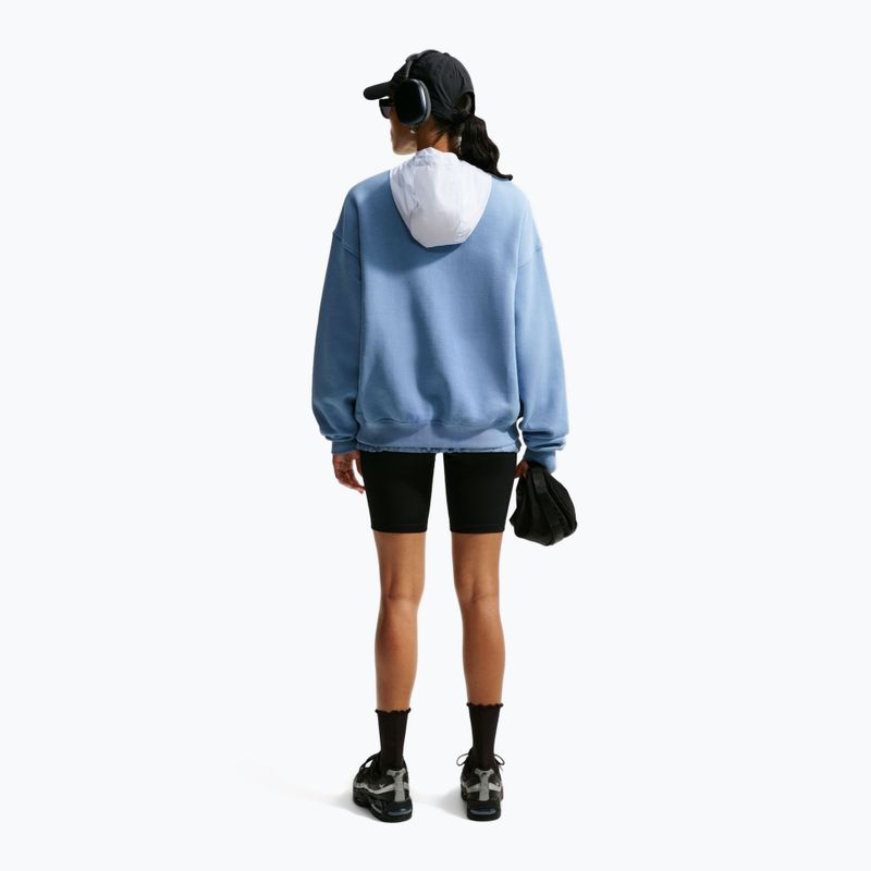 Bluză pentru femei Nike Studio Fleece Medium Weight work blue/sail 3