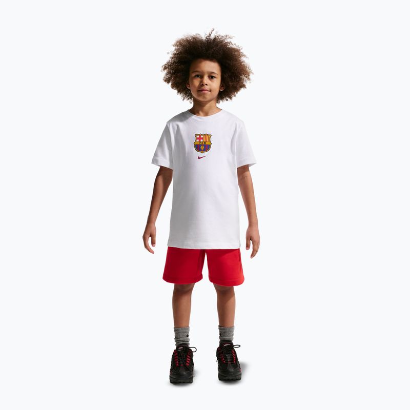 Tricou pentru copii Nike FC Barcelona Soccer white 2