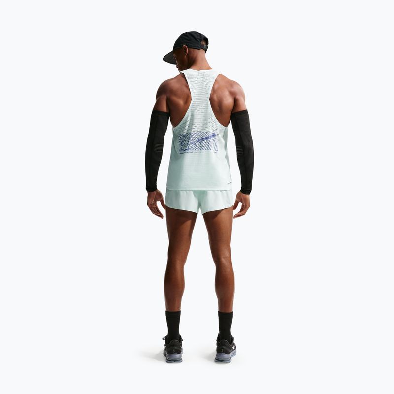 Tricou de alergare pentru bărbați Nike AeroSwift Dri-Fit ADV Running Singlet barely green/lapis 3