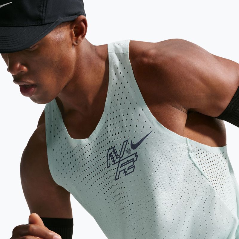 Tricou de alergare pentru bărbați Nike AeroSwift Dri-Fit ADV Running Singlet barely green/lapis 6