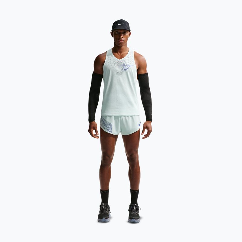 Pantaloni scurți de alergare pentru bărbați Nike AeroSwift Dri-Fit ADV Brief-Lined 2" barely green/lapis 2