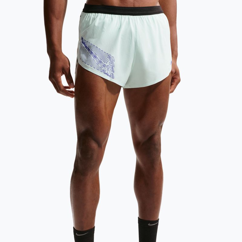 Pantaloni scurți de alergare pentru bărbați Nike AeroSwift Dri-Fit ADV Brief-Lined 2" barely green/lapis 5
