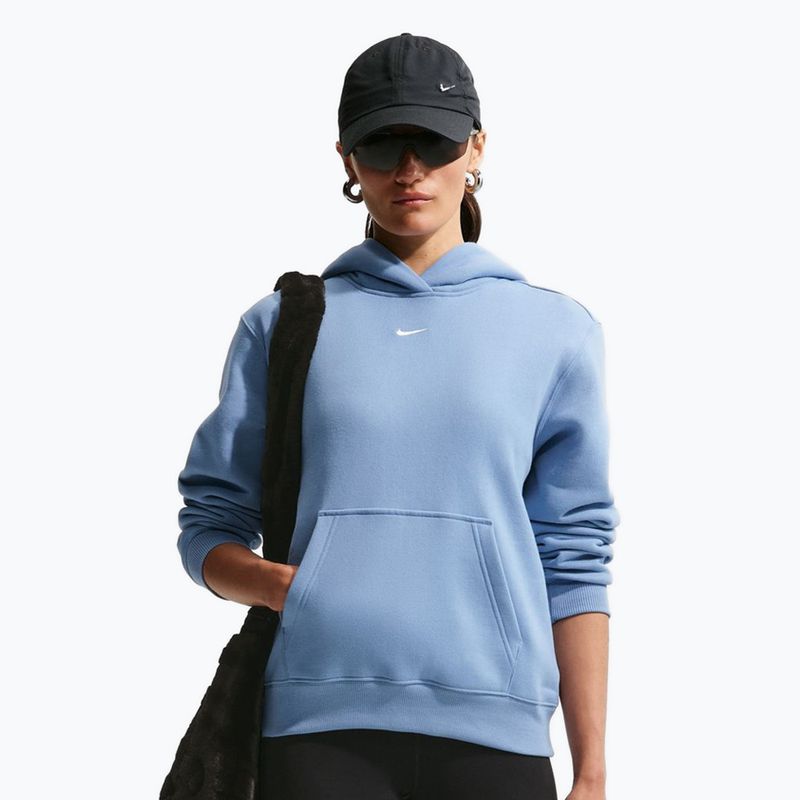 Bluză pentru femei Nike Studio Fleece work blue/sail
