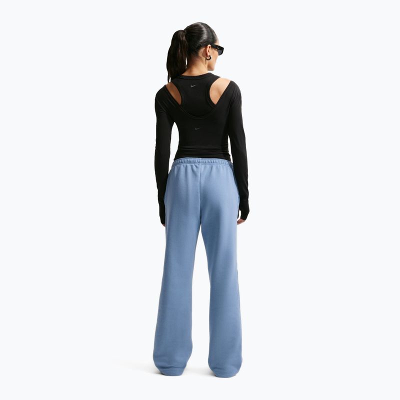 Pantaloni pentru femei Nike Studio Fleece work blue/sail 3