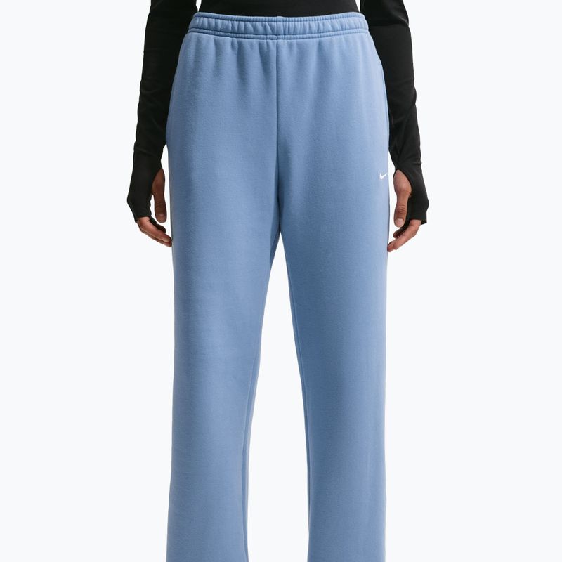 Pantaloni pentru femei Nike Studio Fleece work blue/sail 5
