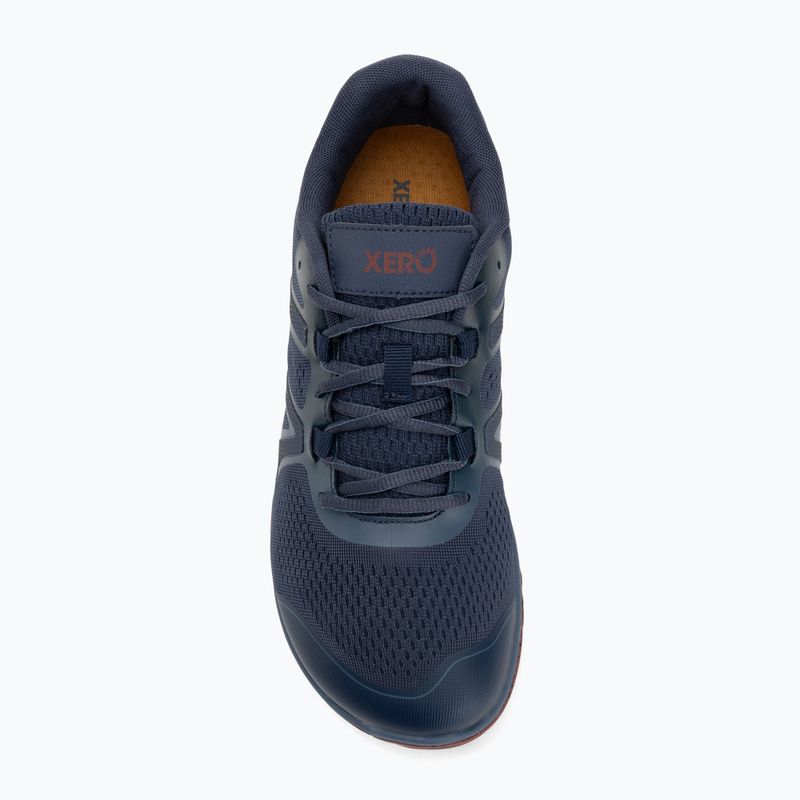 Încălțăminte barefoot pentru bărbați Xero Shoes HFS II vinage indigo/red orche 5