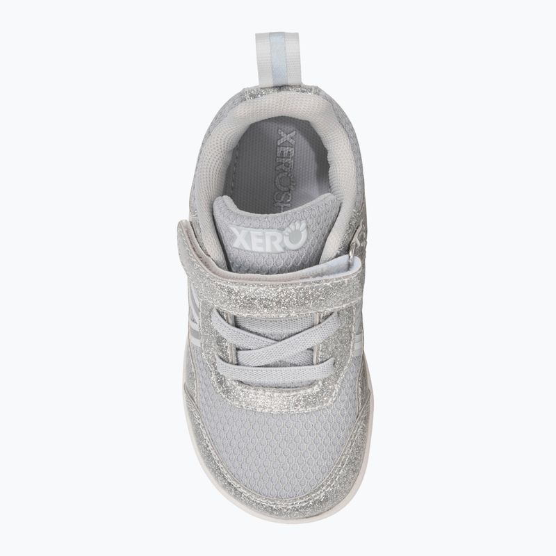 Încălțăminte barefoot pentru copii Xero Shoes Prio silver glitter 6