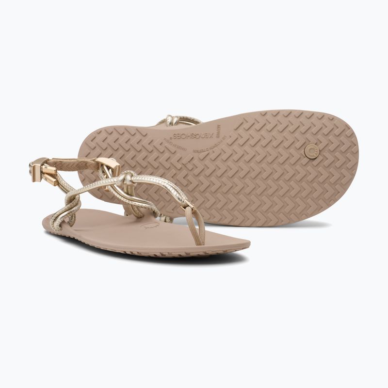 Sandale barefoot pentru femei Xero Shoes Genesis gold metallic 13