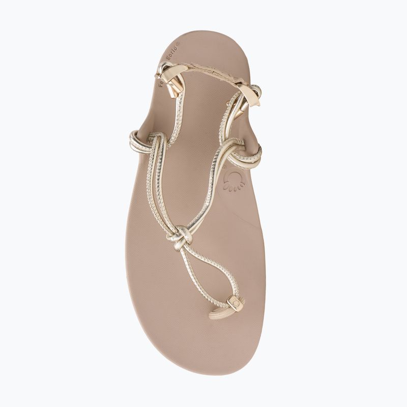 Sandale barefoot pentru femei Xero Shoes Genesis gold metallic 14
