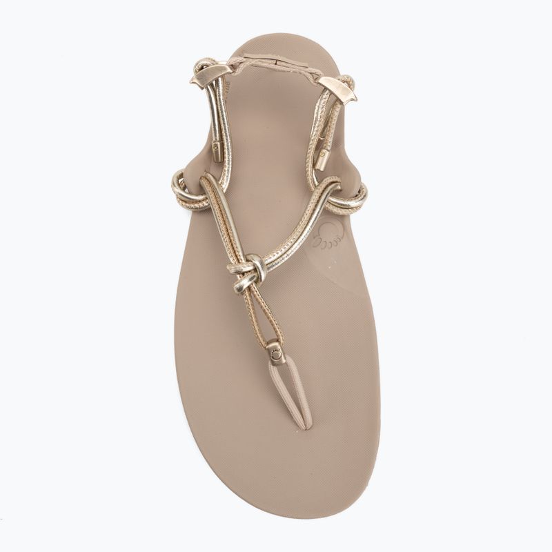 Sandale barefoot pentru femei Xero Shoes Genesis gold metallic 5