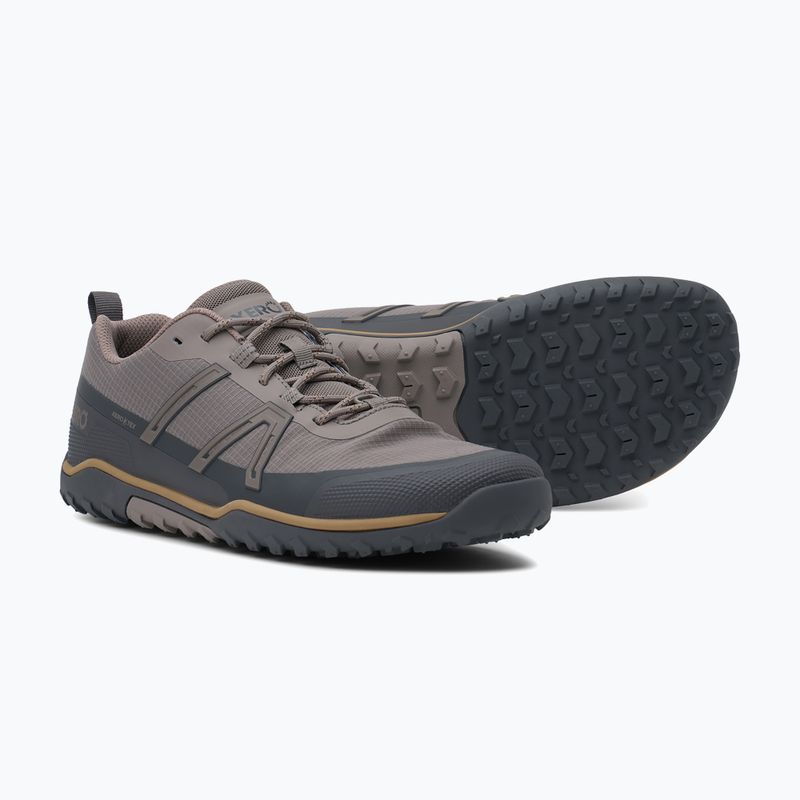 Încălțăminte barefoot pentru bărbați Xero Shoes Scrambler Trail Low WP driftwood/asphalt 6