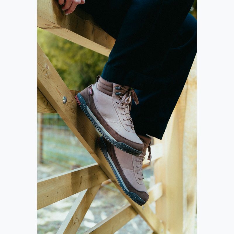 Încălțăminte barefoot pentru femei Xero Shoes Ridgeway Suede pink sand 10