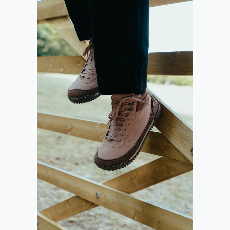 Încălțăminte barefoot pentru femei Xero Shoes Ridgeway Suede pink sand 11