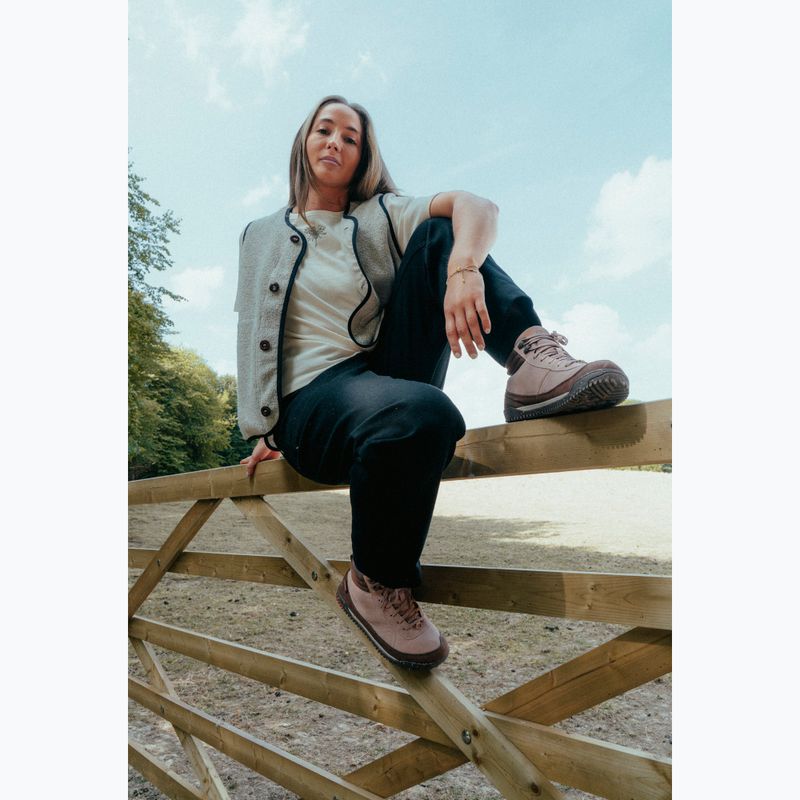 Încălțăminte barefoot pentru femei Xero Shoes Ridgeway Suede pink sand 13