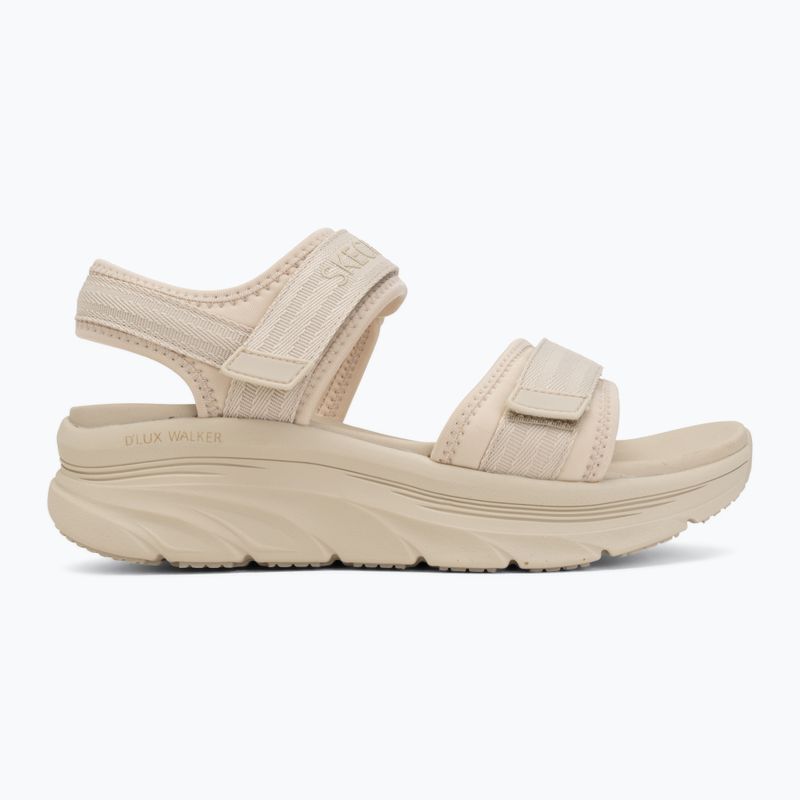 Sandale pentru femei SKECHERS D'Lux Walker Adored Days beige 2