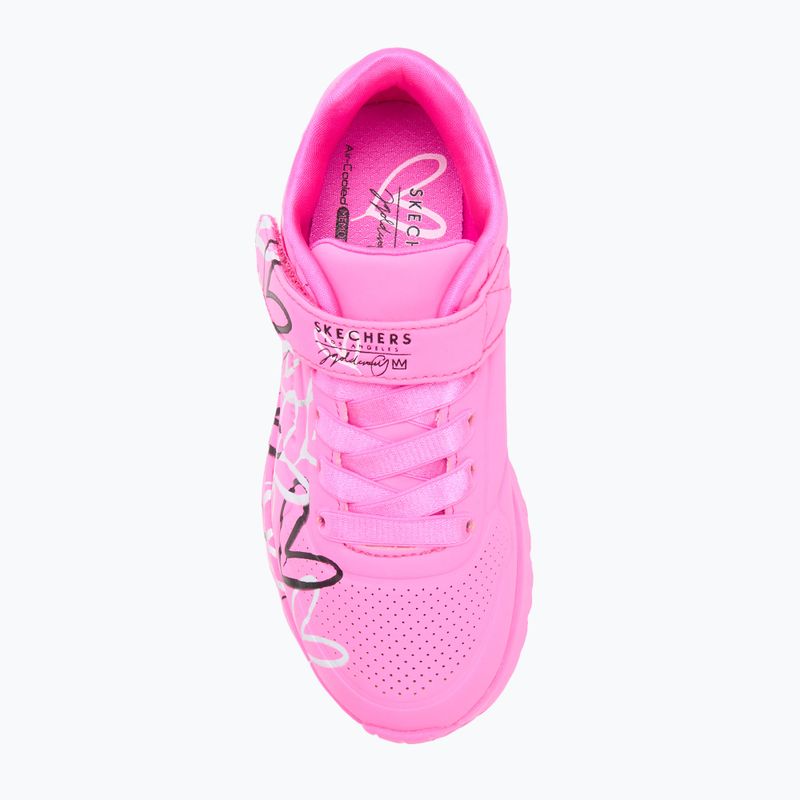 Încălțăminte pentru copii SKECHERS Uno Lite Love Levitate hot pink/multi 5