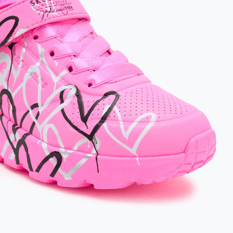 Încălțăminte pentru copii SKECHERS Uno Lite Love Levitate hot pink/multi 7