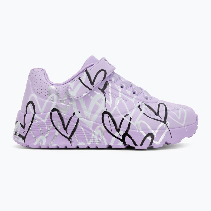 Încălțăminte pentru copii SKECHERS Uno Lite Love Levitate lavender/multi 2