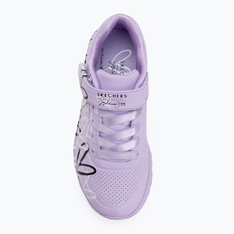 Încălțăminte pentru copii SKECHERS Uno Lite Love Levitate lavender/multi 5