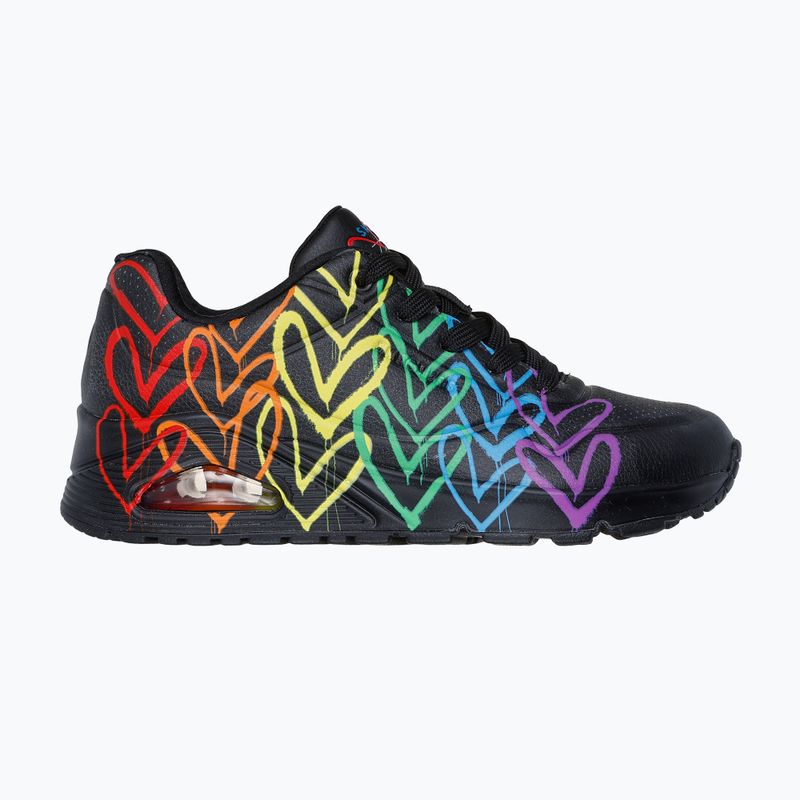 Încălțăminte pentru femei SKECHERS Uno Full Of Love black 2