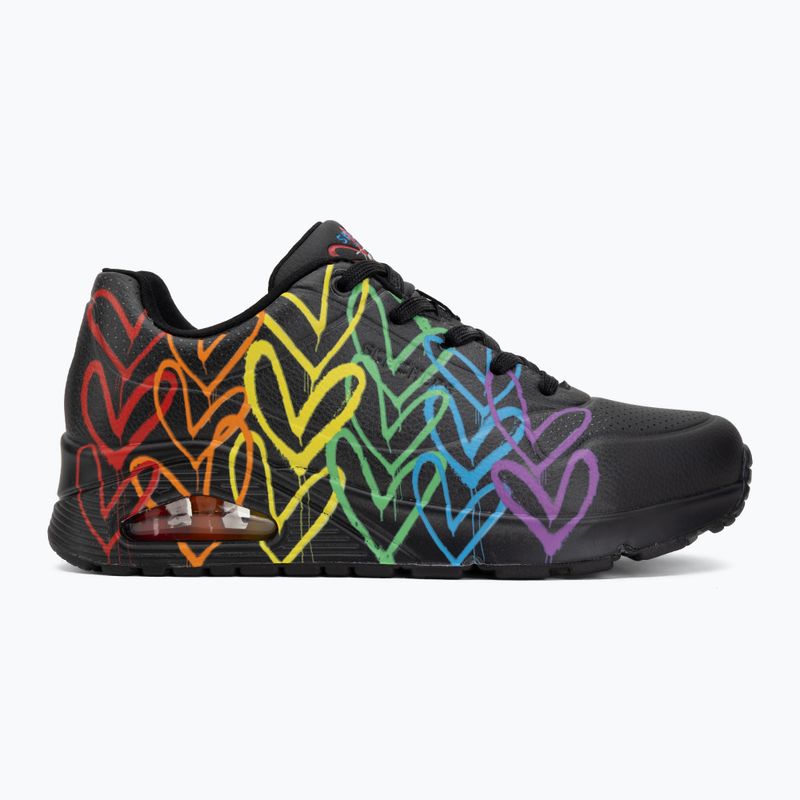 Încălțăminte pentru femei SKECHERS Uno Full Of Love black 2
