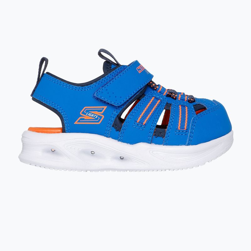 Sandale pentru copii  SKECHERS S-Lights Sola Glow blue/lime