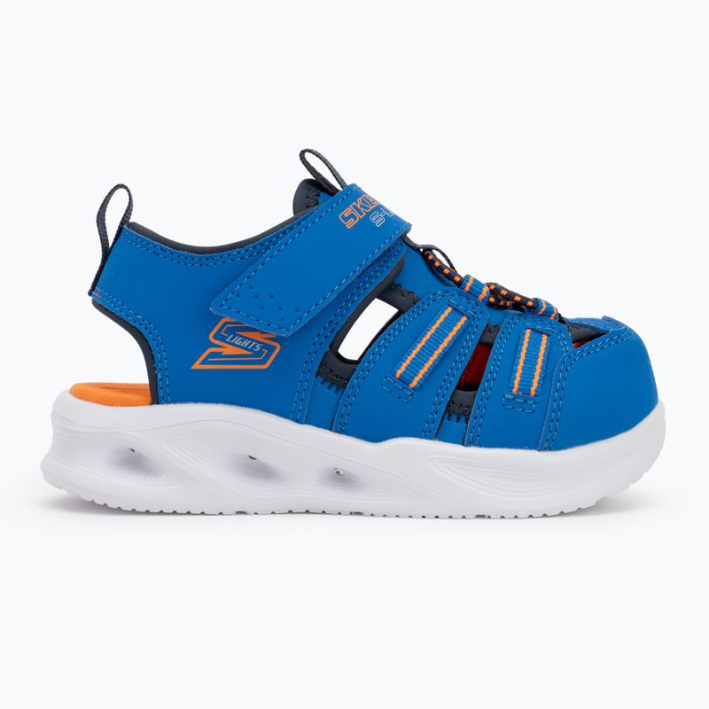 Sandale pentru copii  SKECHERS S-Lights Sola Glow blue/lime 2