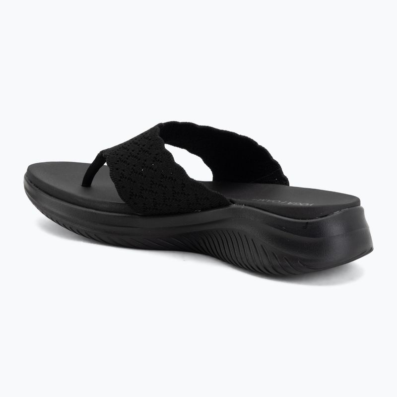 Papuci pentru femei SKECHERS Ultra Flex 3.0 Rhythm Waves black 3