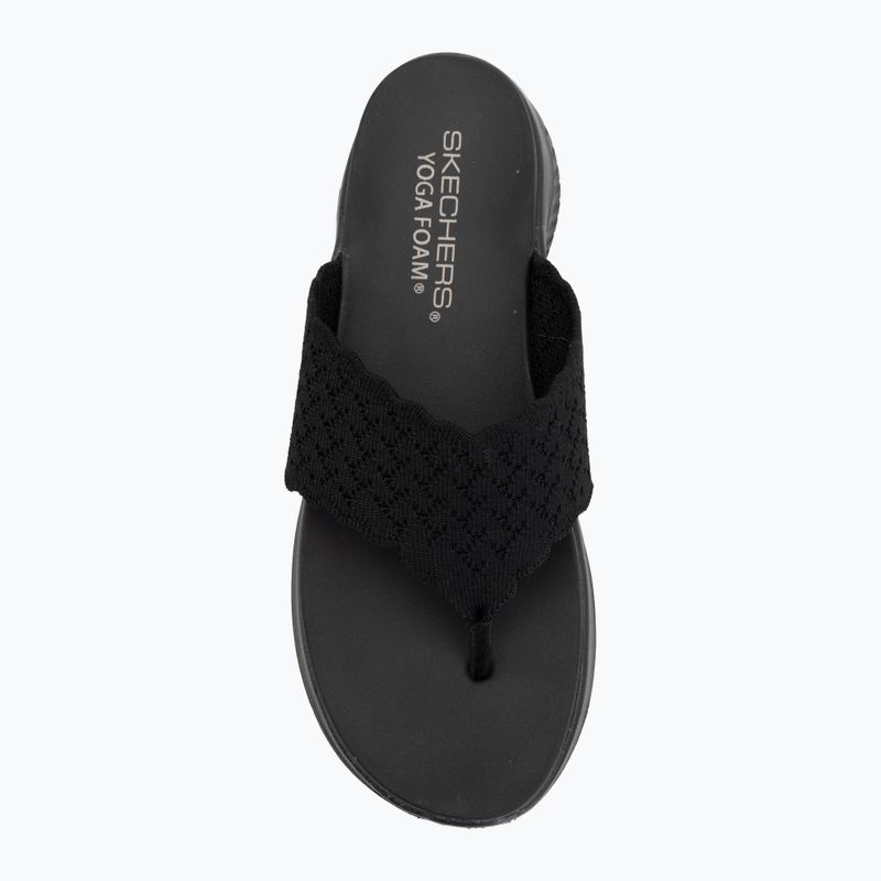 Papuci pentru femei SKECHERS Ultra Flex 3.0 Rhythm Waves black 5