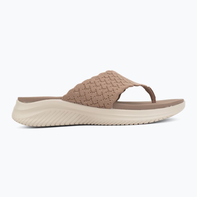 Papuci pentru femei SKECHERS Ultra Flex 3.0 Rhythm Waves brown 2