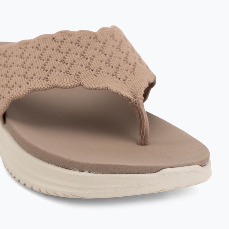 Papuci pentru femei SKECHERS Ultra Flex 3.0 Rhythm Waves brown 7
