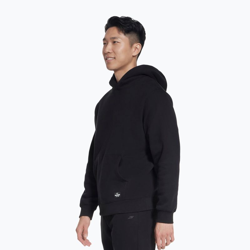 Bluză pentru bărbați SKECHERS Max Soft Hoodie black 3
