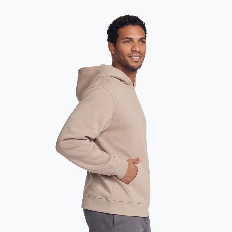 Bluză pentru bărbați SKECHERS Max Soft Hoodie brown 3