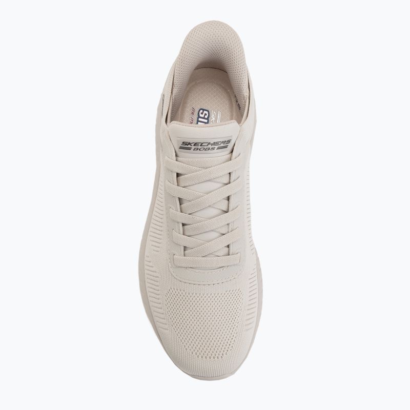 Încălțăminte pentru bărbați SKECHERS Bobs Squad Chaos Solid Step white 5