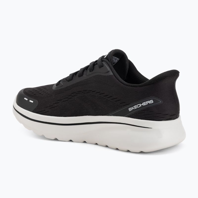 Pantofi bărbați SKECHERS Go Walk Arch Fit N-Joy Nobend negru/alb 3