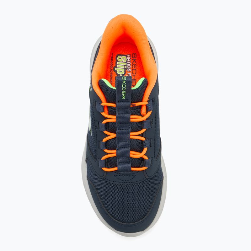 Încălțăminte pentru copii SKECHERS Go Run 400 V2 Turbo-Brisk navy/orange 5