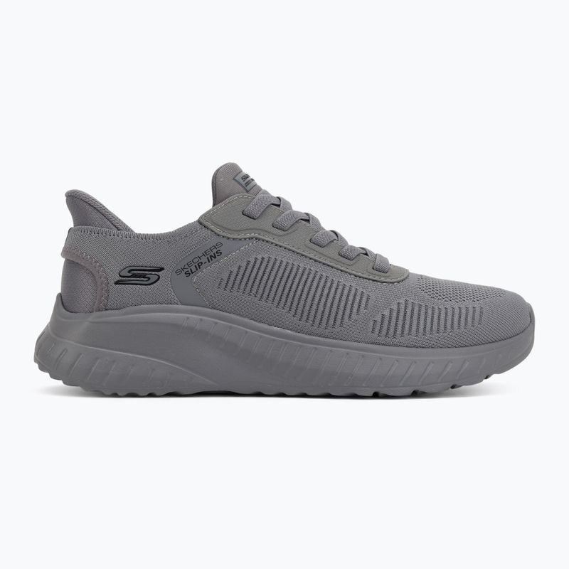 Încălțăminte pentru bărbați SKECHERS Bobs Squad Chaos Solid Step gray 2