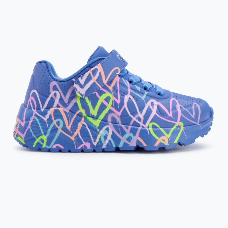 Încălțăminte pentru copii SKECHERS Uno Lite Love Levitate blue/multi 2