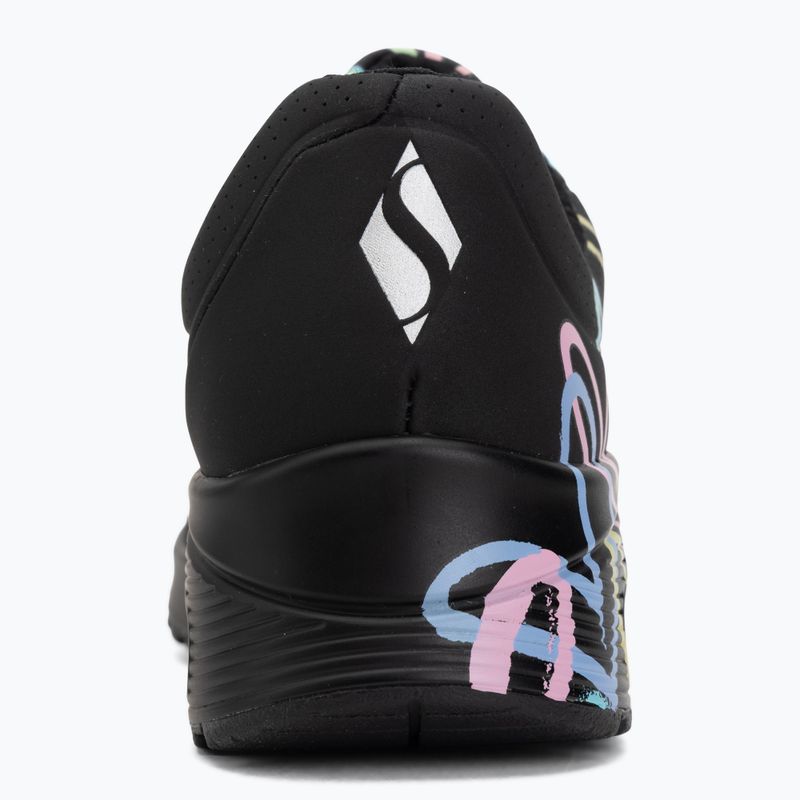 Încălțăminte pentru femei SKECHERS JGoldcrown Uno Spread The Love black 6