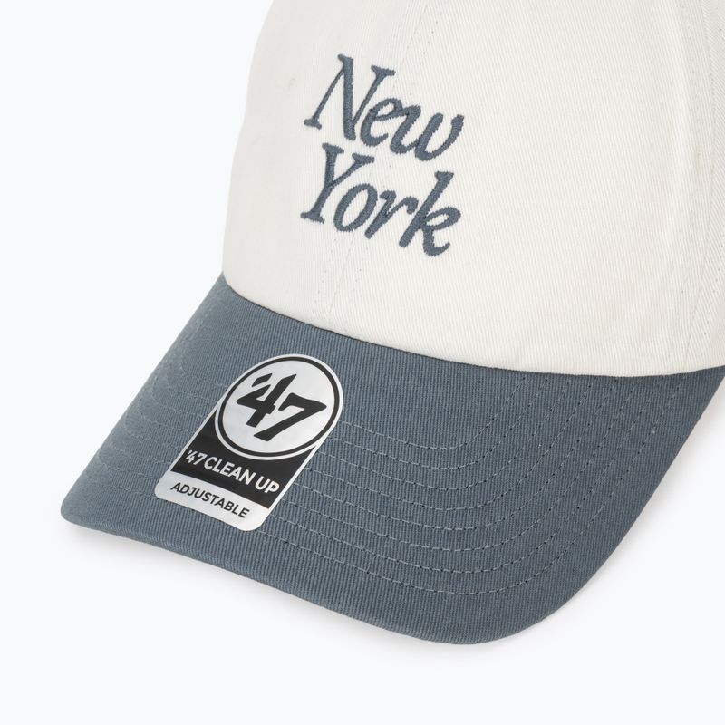 Șapcă 47 Brand MLB New York Yankees Foundation Script TT CLEAN UP sandstone 3