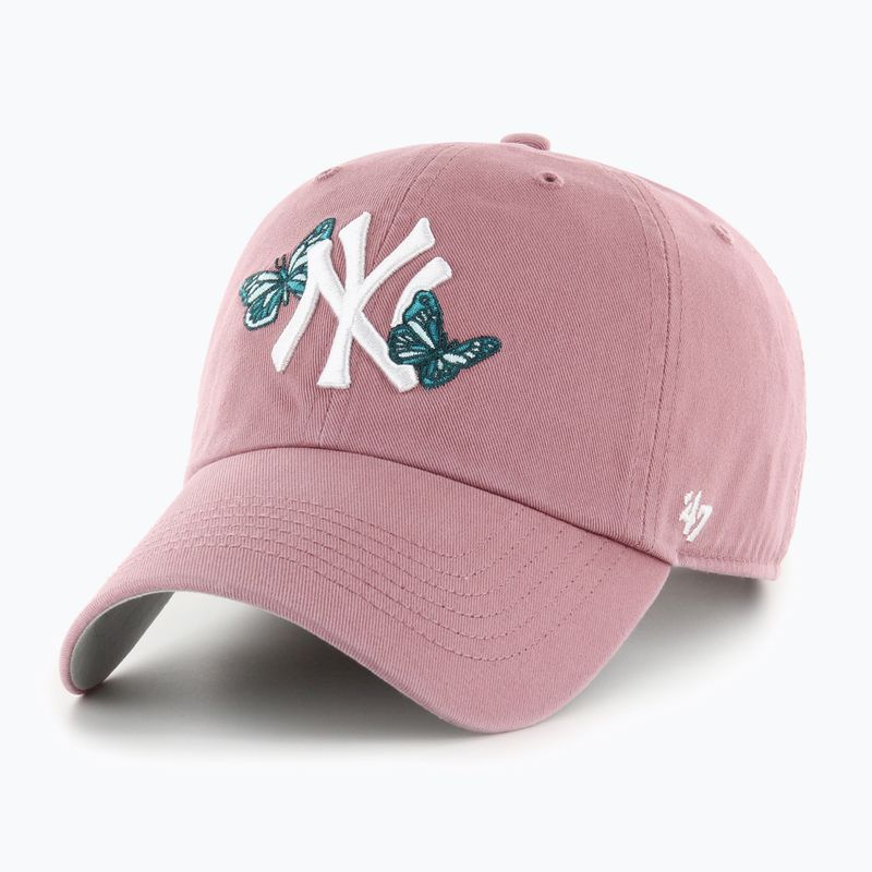 Șapcă 47 Brand MLB New York Yankees Icon Alt CLEAN UP mauve