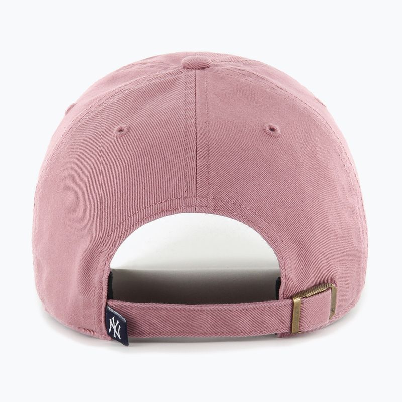 Șapcă 47 Brand MLB New York Yankees Icon Alt CLEAN UP mauve 2
