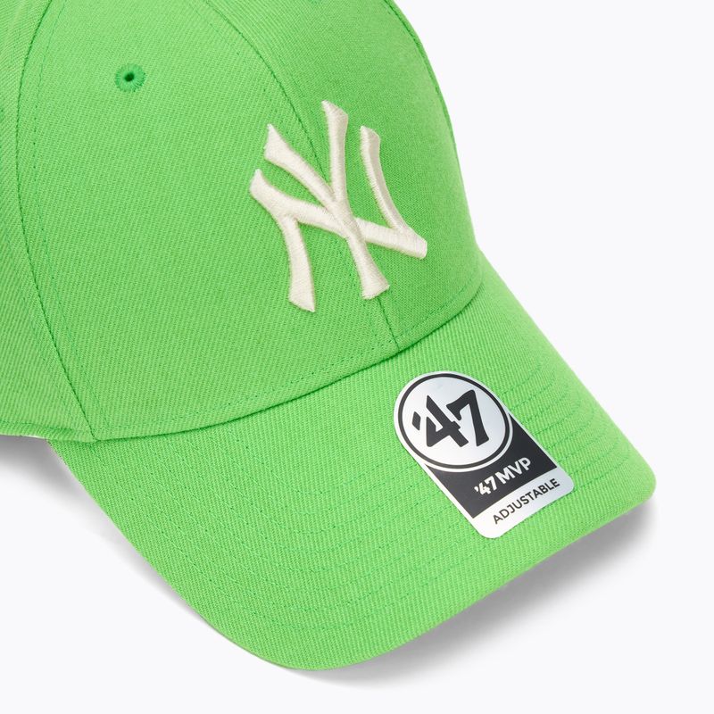 Șapcă 47 Brand MLB New York Yankees MVP lime 3
