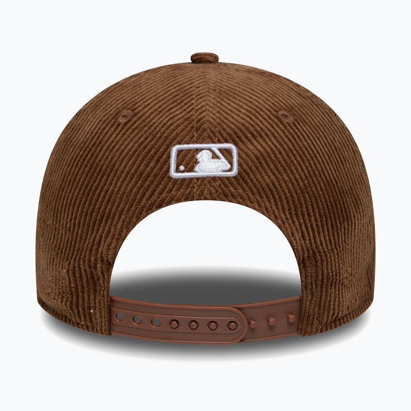 Șapcă cu cozoroc New Era Cord 9Forty Mcrown New York Yankees auburn închis/toamnă închisă 4