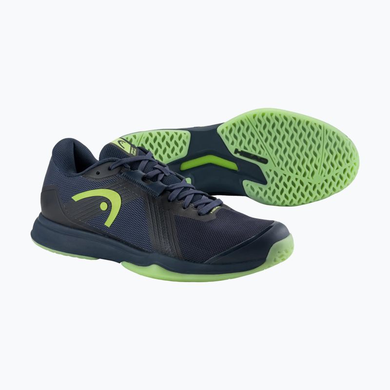Încălțăminte de squash HEAD Sprint Team 4.0 Indoor navy/lime 5