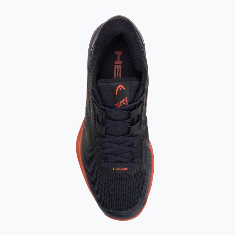 Încălțăminte de squash HEAD Sprint Pro 4.0 Indoor dark blue/red 5
